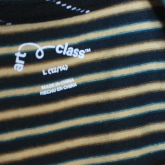 Boy's Art Class Striped Pocket Tee 🌵 Large (12/14) - Picture 4 of 4